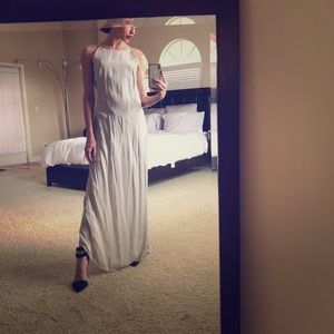 Silk maxi gown